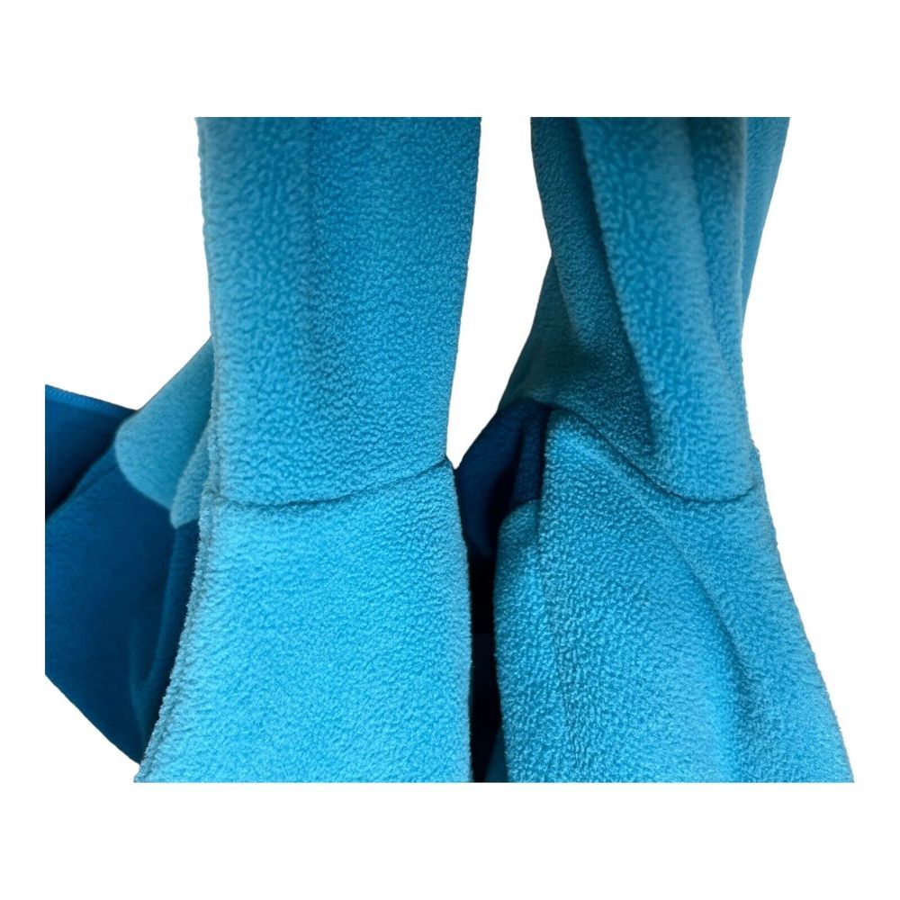 Columbia‎ Fleece womens XL Pullover 1/4 Zip two toned blue Lightweight jacket - Picture 6 of 9